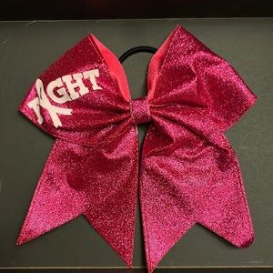 2pack. New breast cancer cheer bow.